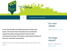 Tablet Screenshot of blogs.tcv.org.uk
