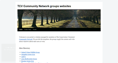 Desktop Screenshot of groups.tcv.org.uk